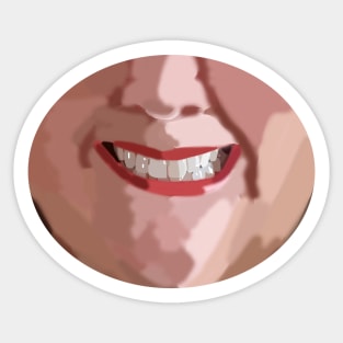 Happy Lady Face Sticker